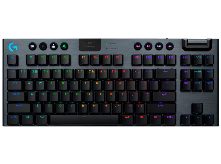 TECLADO LOGITECH G915 X TKL LIGHTSPEED/ BT LIGHTSYNC RGB / KEYCONTROL BLACK (920-012715) - 2