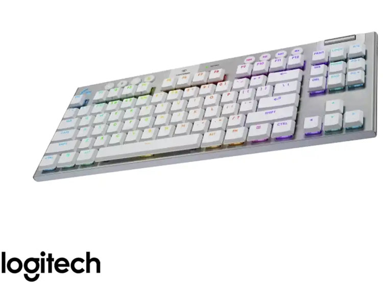 TECLADO LOGITECH G915 X TKL LIGHTSPEED/ BT LIGHTSYNC RGB / KEYCONTROL WHITE (920-012732) - 3