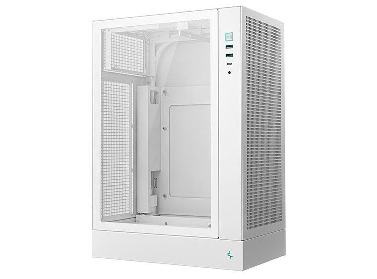 CASE DEEPCOOL CH170 PLUS WH, V/TEMPLADO - 2