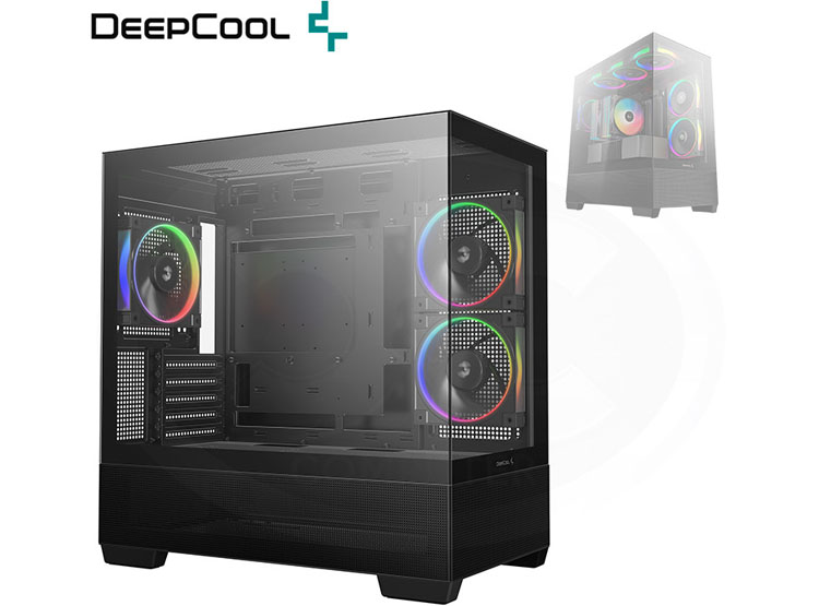 CASE DEEPCOOL CG380 3F ARGB BLACK - 2