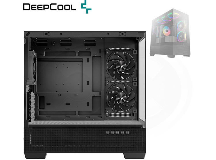 CASE DEEPCOOL CG380 3F ARGB BLACK - 4