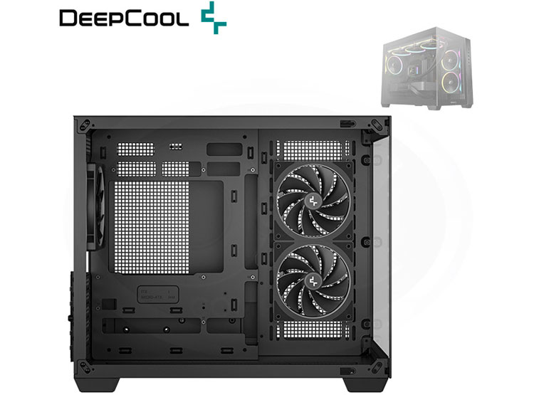 CASE DEEPCOOL CG330 3F ARGB BLACK - 4