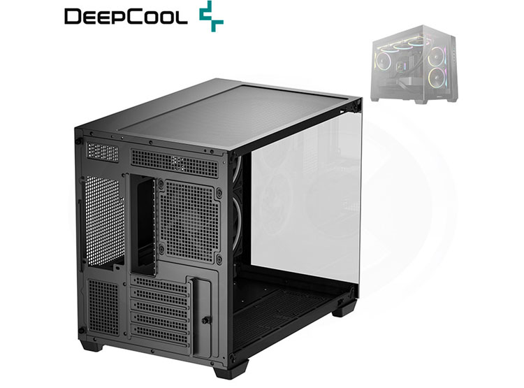 CASE DEEPCOOL CG330 3F ARGB BLACK - 5