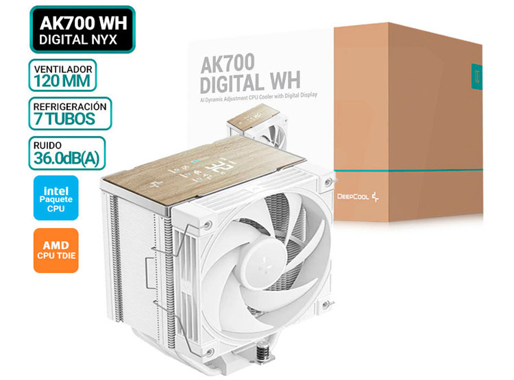 COOLER DE PROCESADOR AK700 DIGITAL WH - 1