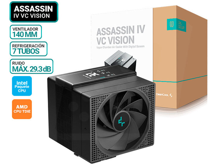 COOLER DE PROCESADOR DEEPCOOL ASSASSIN IV VC VISION - 1