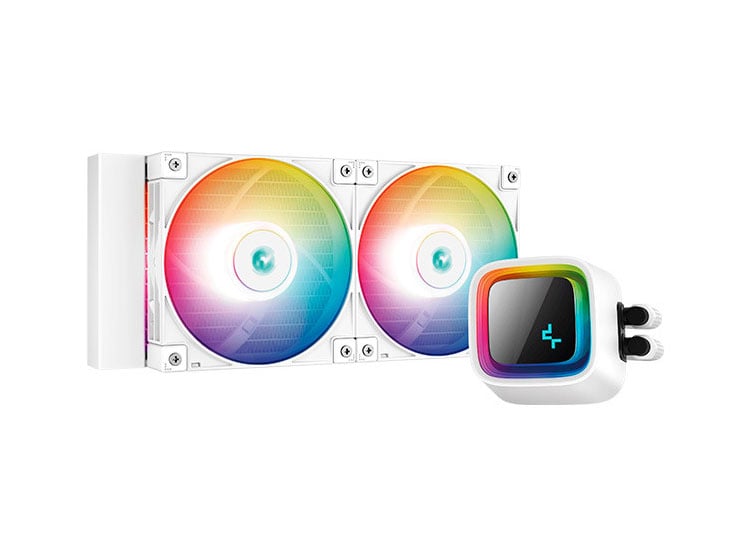 REFRIGERACION LIQUIDA DEEPCOOL GAMMAXX LS520 WH, LED RGB - 2