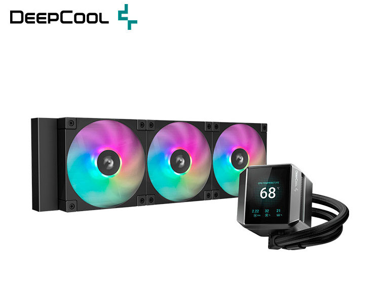 REFRIGERACION LIQUIDA DEEPCOOL MYSTIQUE 360 ARGB, PANTALLA - 2