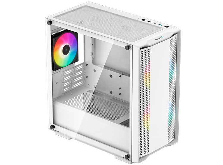 CASE DEEPCOOL CC360 WH ARGB, V/TEMPLADO - 2