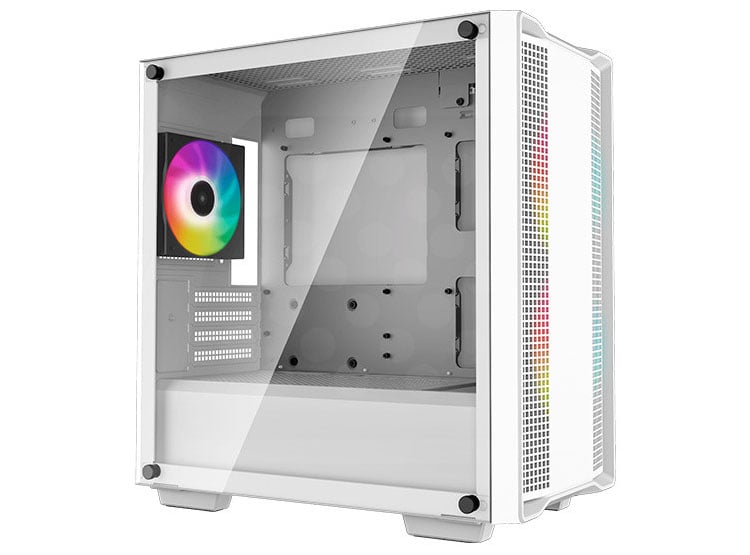 CASE DEEPCOOL CC360 WH ARGB, V/TEMPLADO - 3