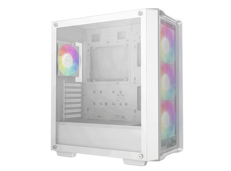 CASE DEEPCOOL CC560 MESH V2 WH, COOLER ARGB, V/TEMPLADO - 2