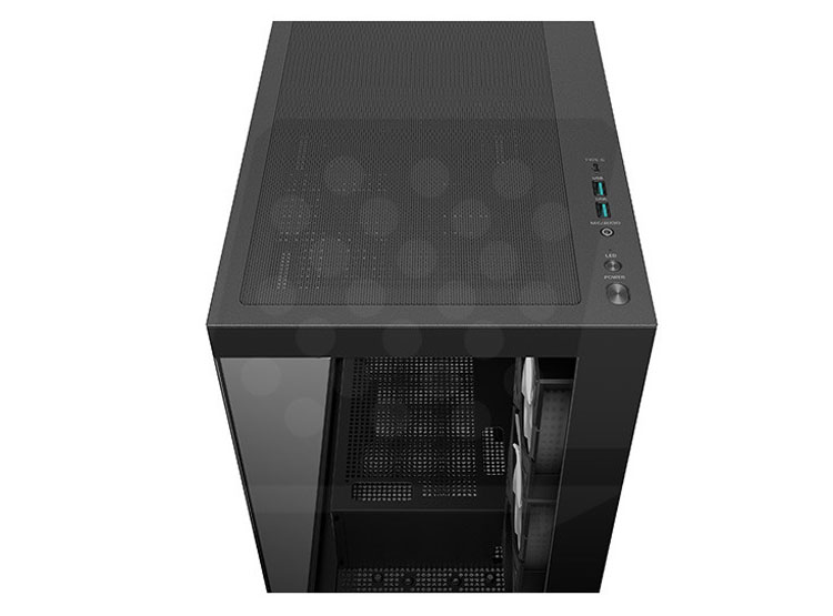 CASE DEEPCOOL CG580 4F BK, 4 FAN ARGB, V/TEMPLADO - 3