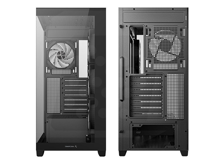 CASE DEEPCOOL CG580 4F BK, 4 FAN ARGB, V/TEMPLADO - 4