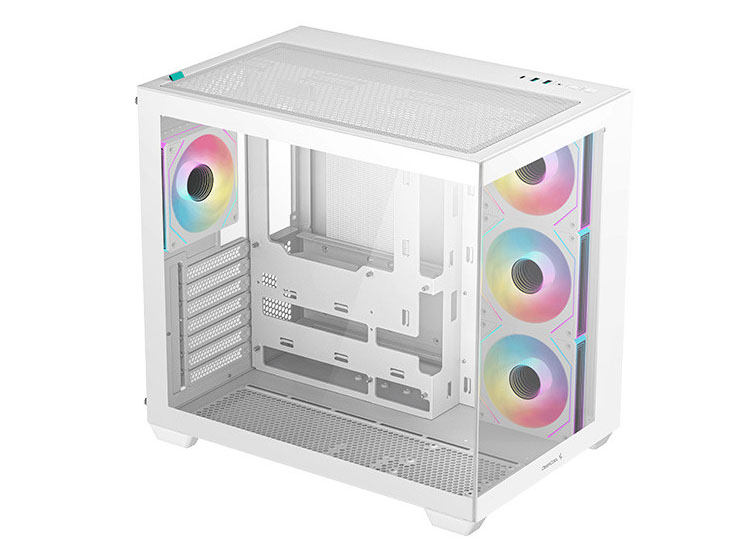 CASE DEEPCOOL CG530 4F WH, V/TEMPLADO ARGB - 2