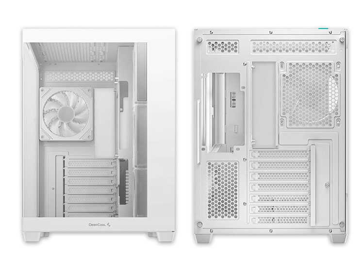 CASE DEEPCOOL CG530 4F WH, V/TEMPLADO ARGB - 4