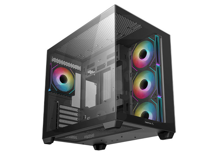 CASE DEEPCOOL CG530 4F, V/TEMPLADO, ARGB - 3