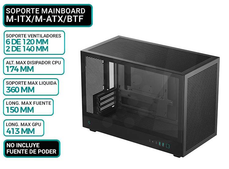 CASE DEEPCOOL CH260 - 1