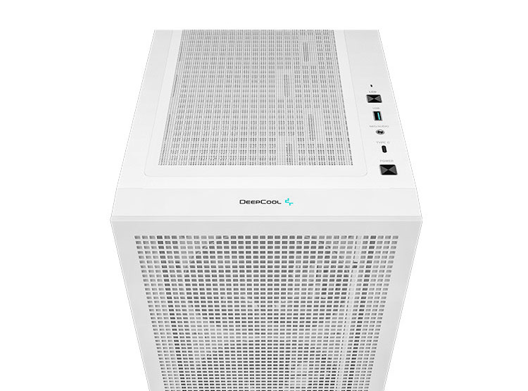 CASE DEEPCOOL CH560 WH DIGITAL, V/TEMPLADO, ARGB - 4