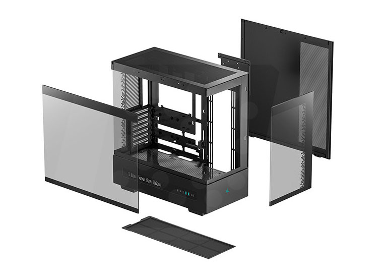 CASE DEEPCOOL CH690 DIGITAL BK, V/TEMPLADO - 6