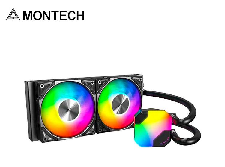REFRIGERACION LIQUIDA MONTECH HYPER FLOW ARGB 240, BLACK - 3