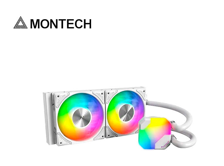 REFRIGERACION LIQUIDA MONTECH HYPER FLOW ARGB 240, WHITE - 3