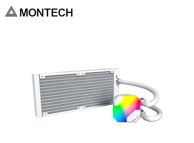 REFRIGERACION LIQUIDA MONTECH HYPER FLOW ARGB 240, WHITE - 4