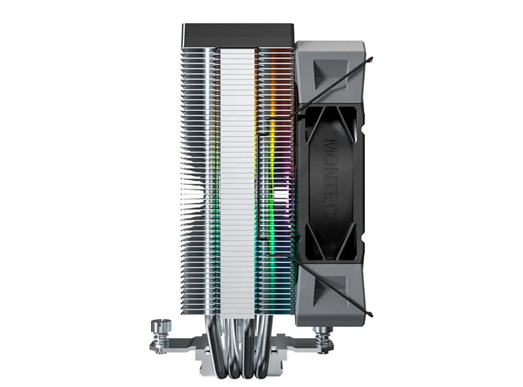 COOLER DE PROCESADOR MONTECH NX400 ARGB, BLACK - 3