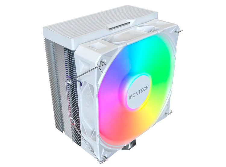 COOLER DE PROCESADOR MONTECH NX400 ARGB, WHITE - 2