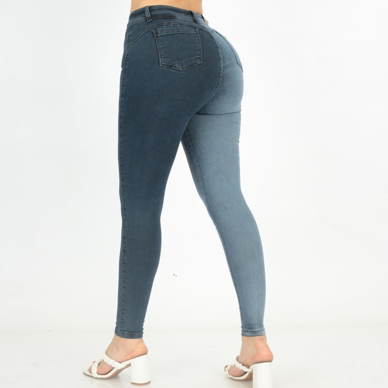 PANTALÓN JEANS MUJER BENCUS JEANS GRIS - 4