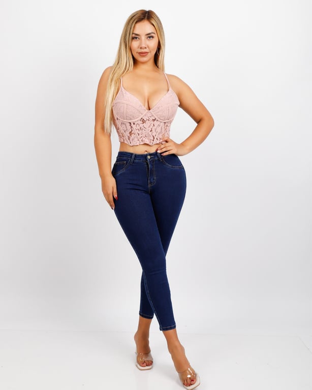 JEANS MUJER BENCUS JEANS CLÁSICO SKINNY PUSH UP - 4