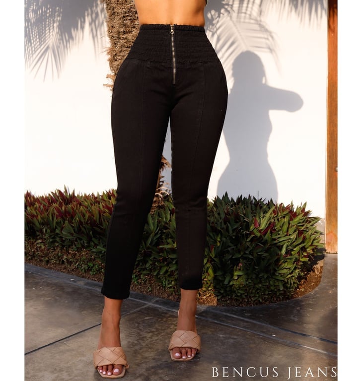 PANTALÓN MUJER BENCUS JEANS FAJERO EFECTO PUSH UP RUSH - 1
