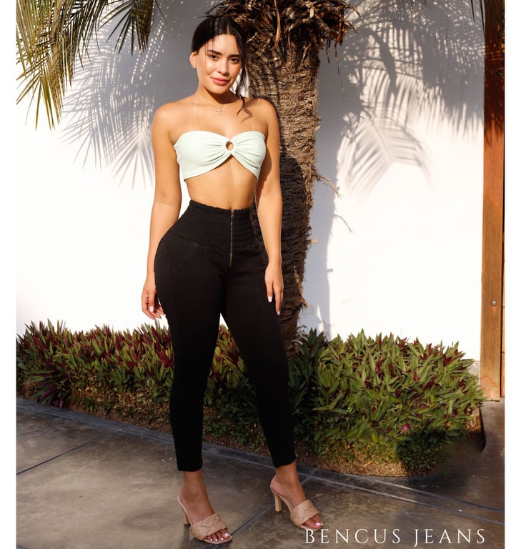 PANTALÓN MUJER BENCUS JEANS FAJERO EFECTO PUSH UP RUSH - 2