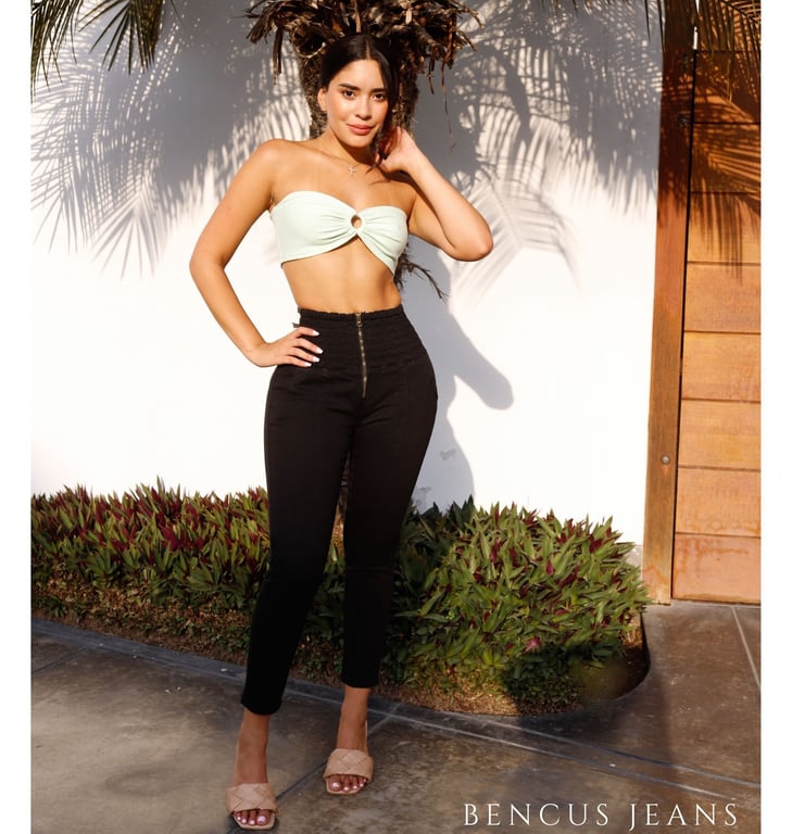 PANTALÓN MUJER BENCUS JEANS FAJERO EFECTO PUSH UP RUSH - 4