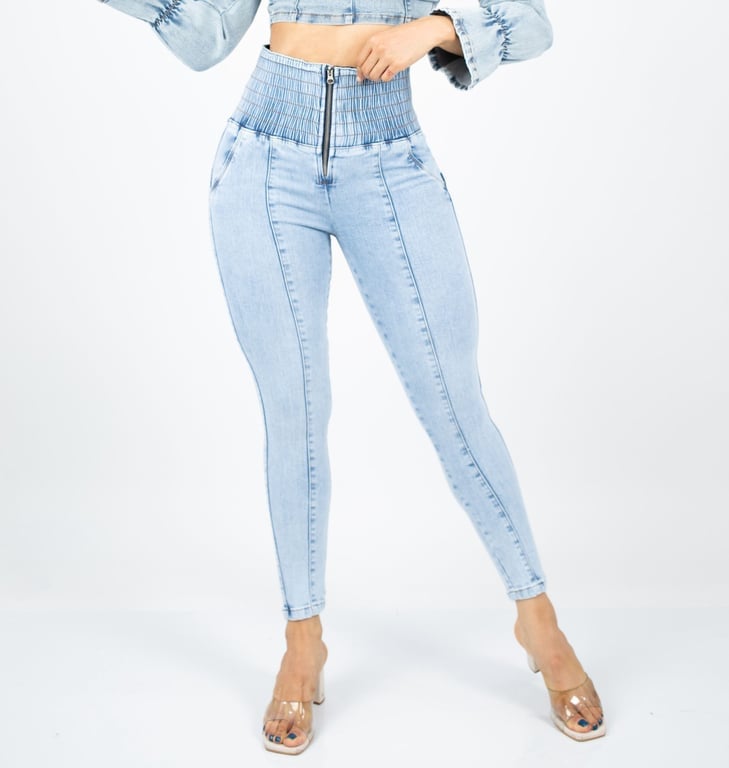 PANTALÓN MUJER BENCUS JEANS FAJERO EFECTO PUSH UP RUSH - 4