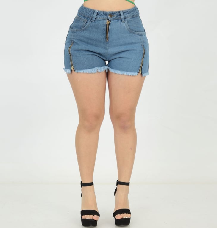SHORT MUJER BENCUS JEANS ZIP CLOSSING DENIM CIERRES - 1