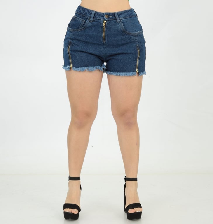 SHORT MUJER BENCUS JEANS ZIP CLOSSING DENIM CIERRES - 1