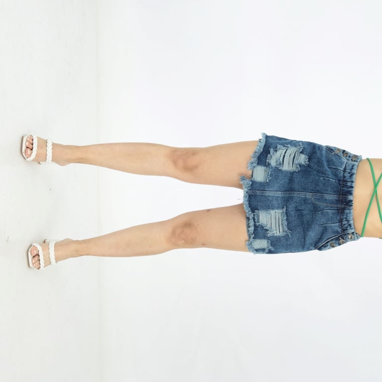FALDA SHORT MUJER BENCUS JEANS AZUL MINI SKY DENIM - 4