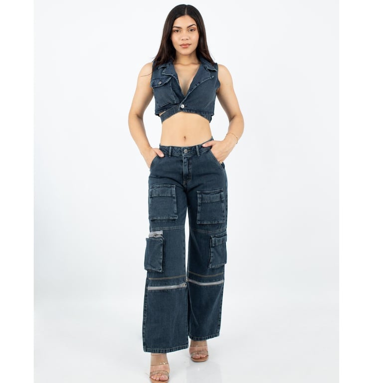TOP MUJER BENCUS JEANS ENVOLVENTE FASHION NOVA - 4