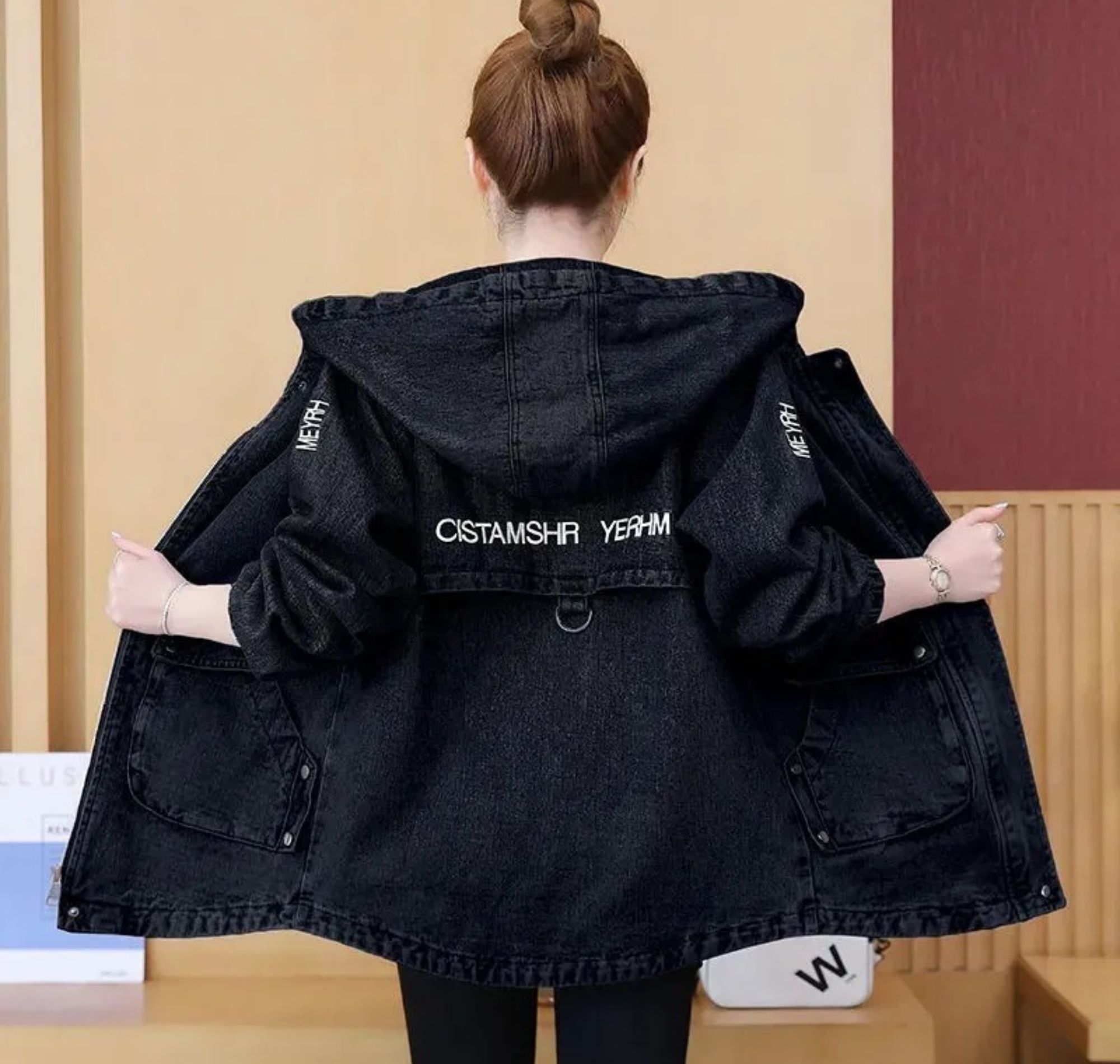 CASACA MUJER BENCUS JEANS ABRIGO PARKA - 2