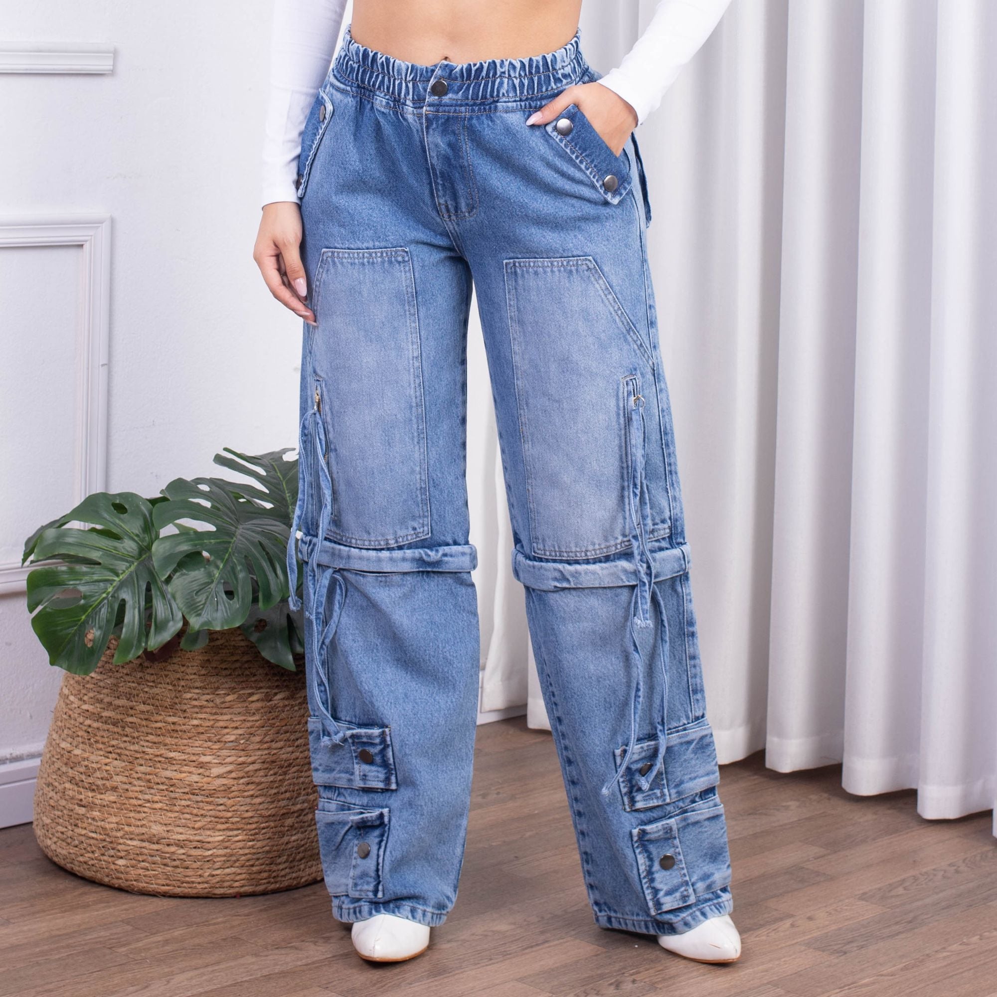 JEAN MUJER BENCUS JEANS SAK PIERNA BAGGY BENCUS - 1
