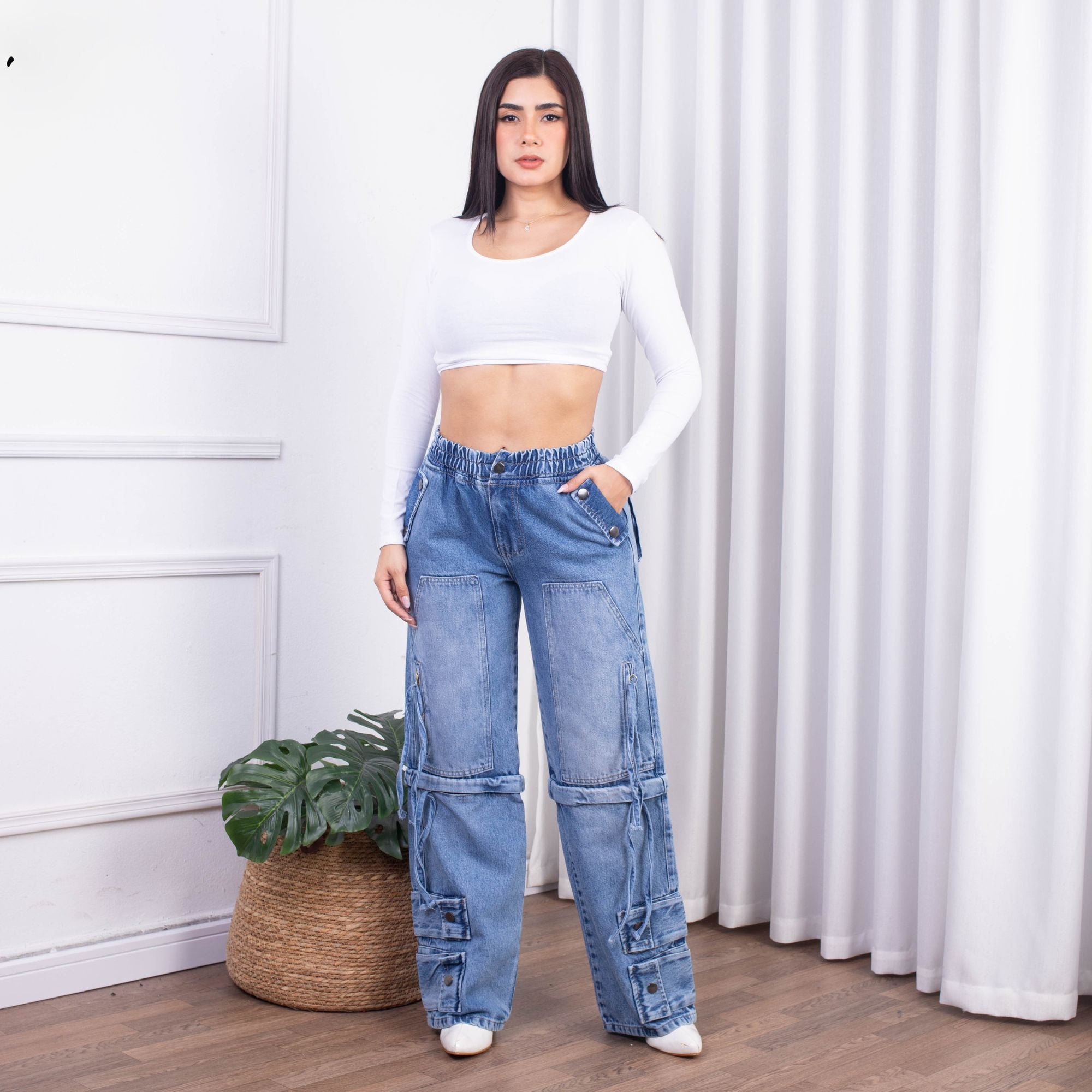 JEAN MUJER BENCUS JEANS SAK PIERNA BAGGY BENCUS - 2