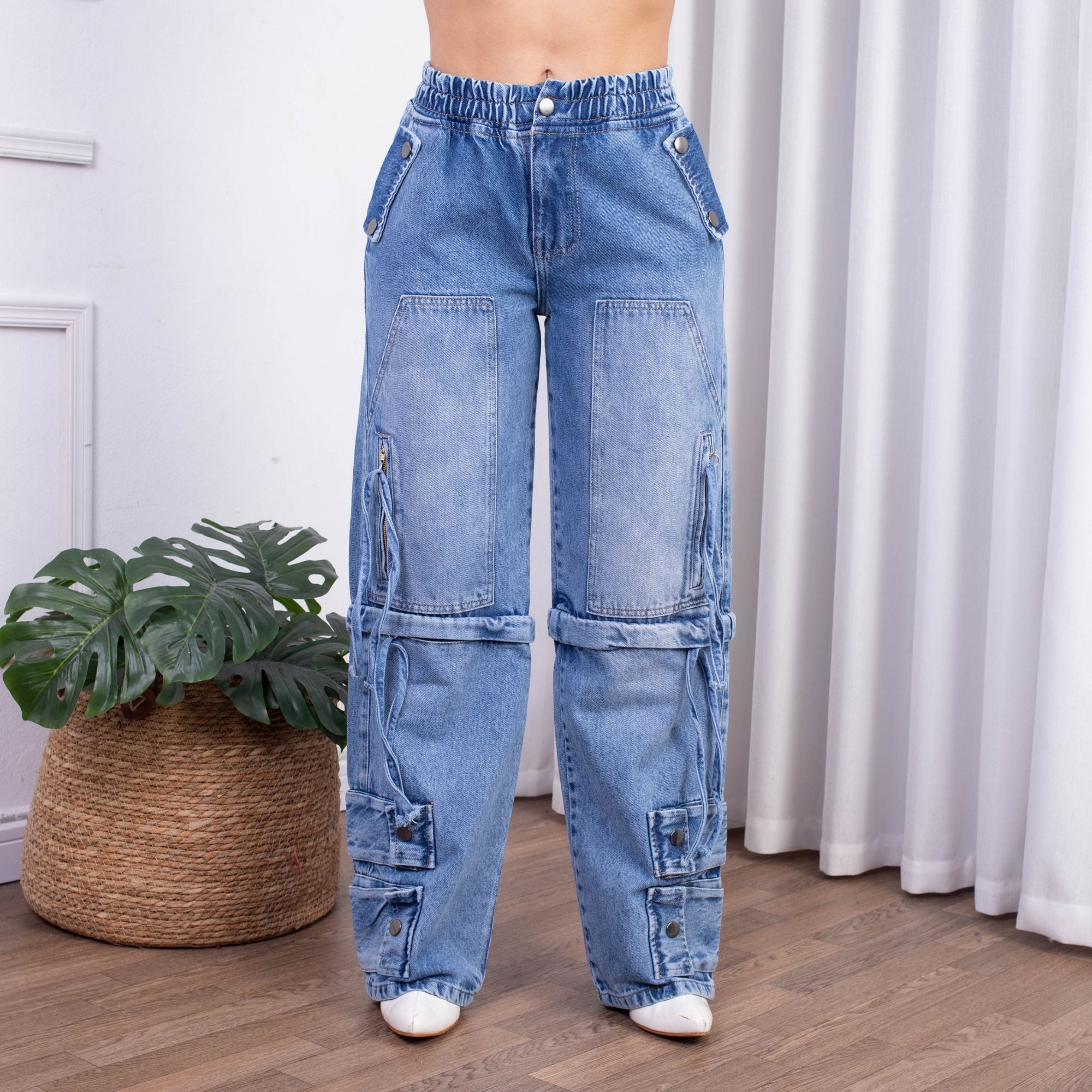 JEAN MUJER BENCUS JEANS SAK PIERNA BAGGY BENCUS - 3