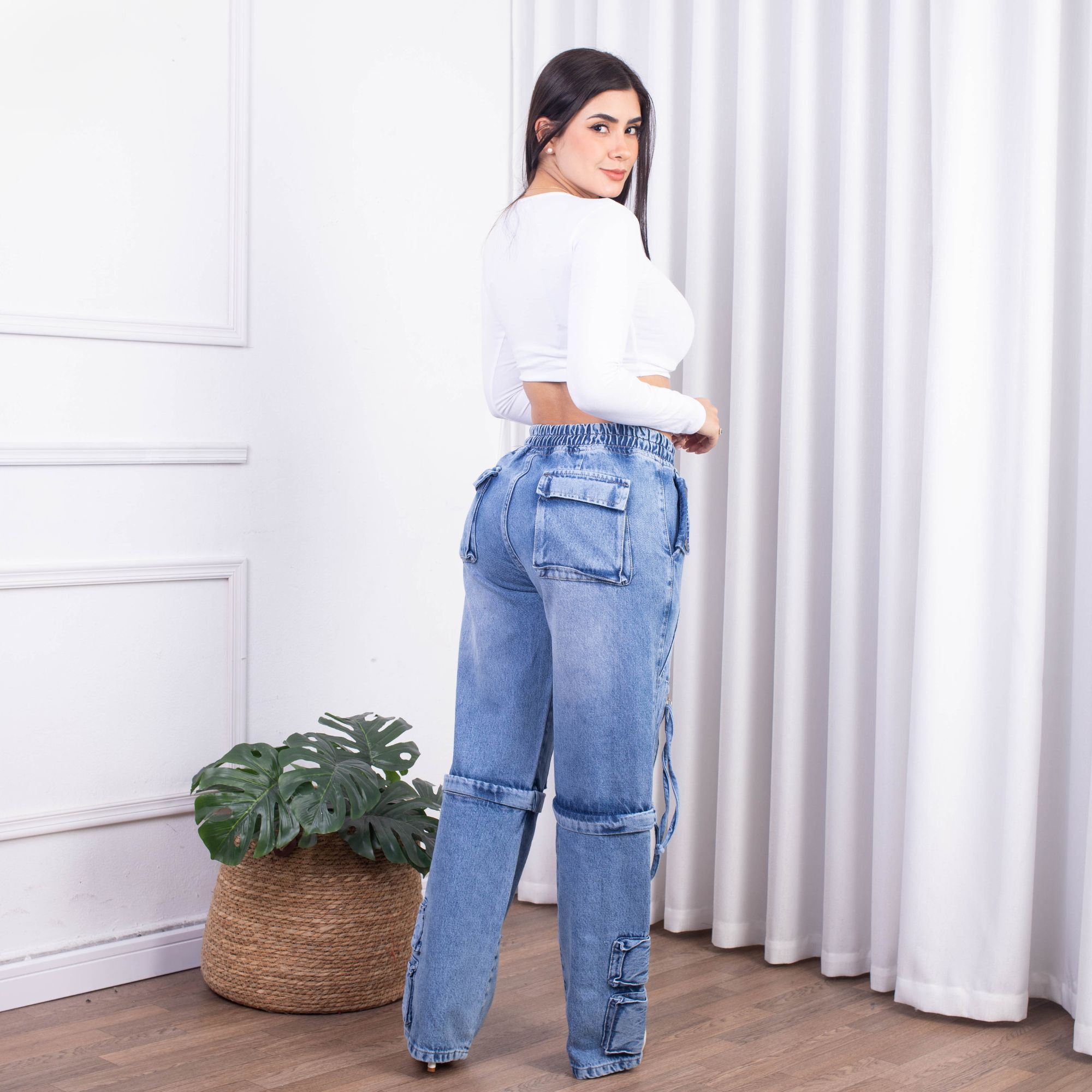 JEAN MUJER BENCUS JEANS SAK PIERNA BAGGY BENCUS - 6