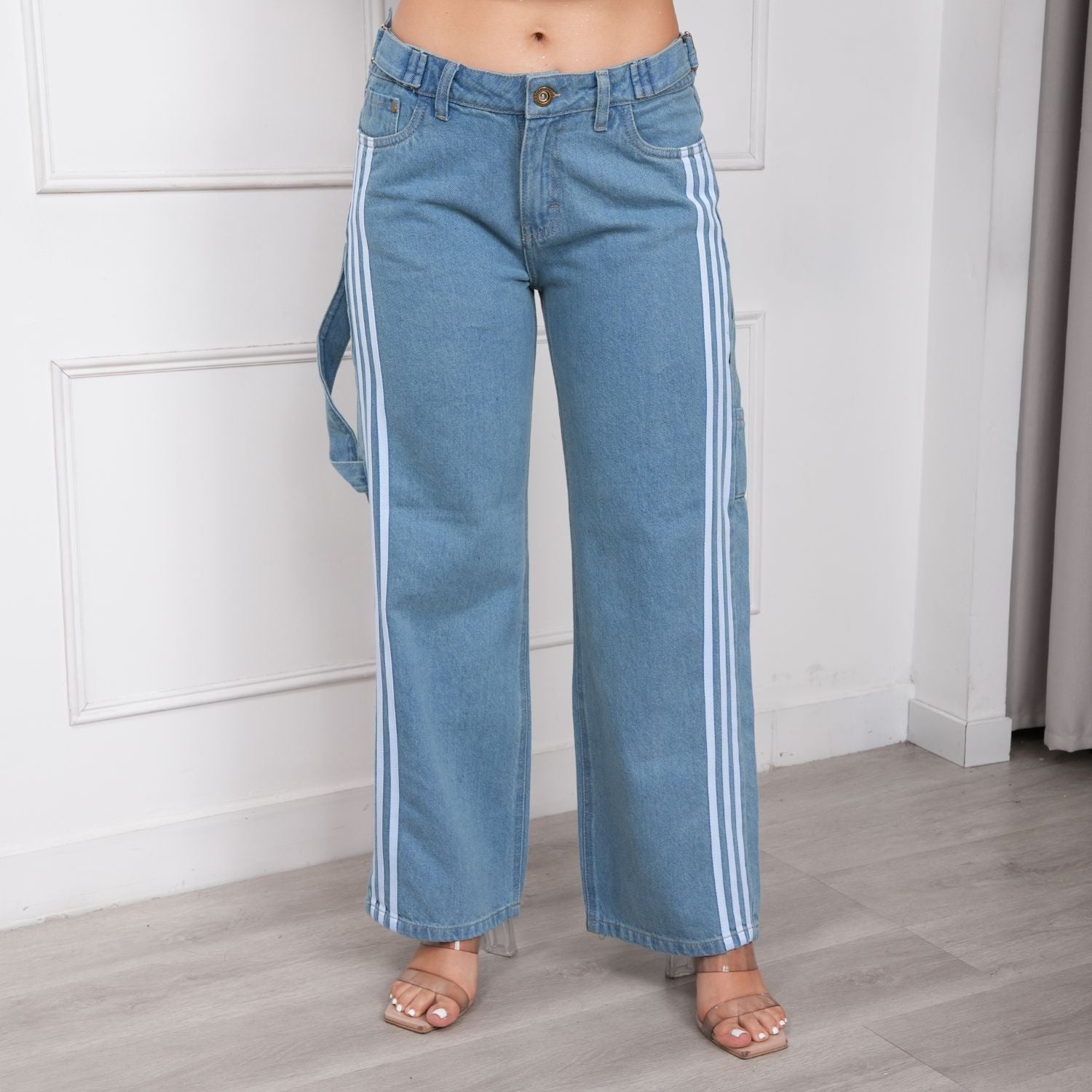 PANTALÓN JEAN MUJER BENCUS JEANS ADIDXS HOLGADO - 1