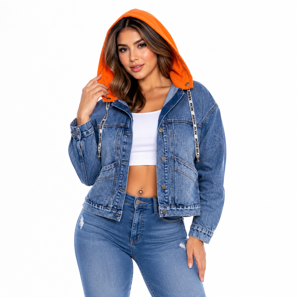 CASACA JEAN MUJER JACKET - 1