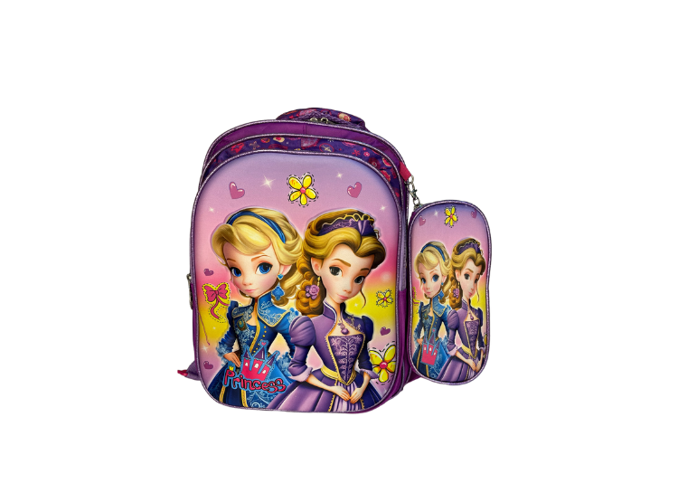 MOCHILA ESCOLARES NIÑAS MORADO - 3