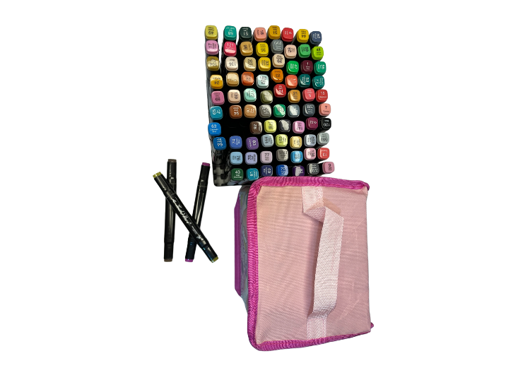 PLUMONES TOUCH 80 PIEZAS ROSA - 2