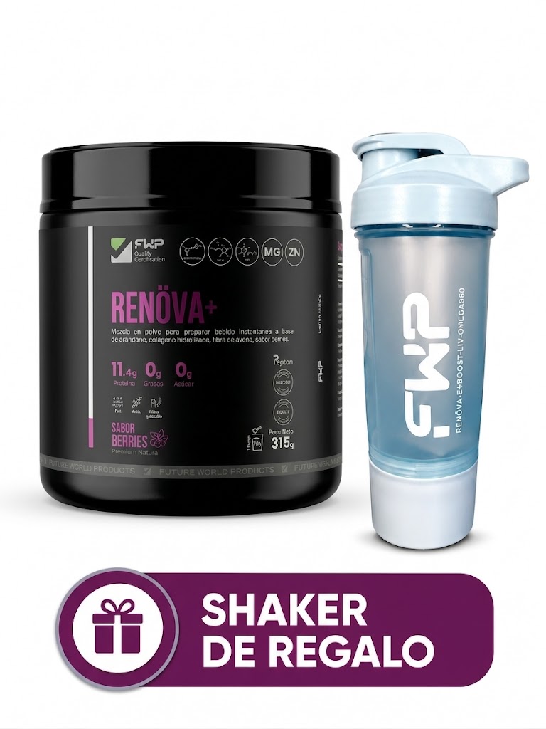 RENÖVA+ COLÁGENO HIDROLIZADO PREMIUM CON RESVERATROL Y COENZIMA Q10 - 1
