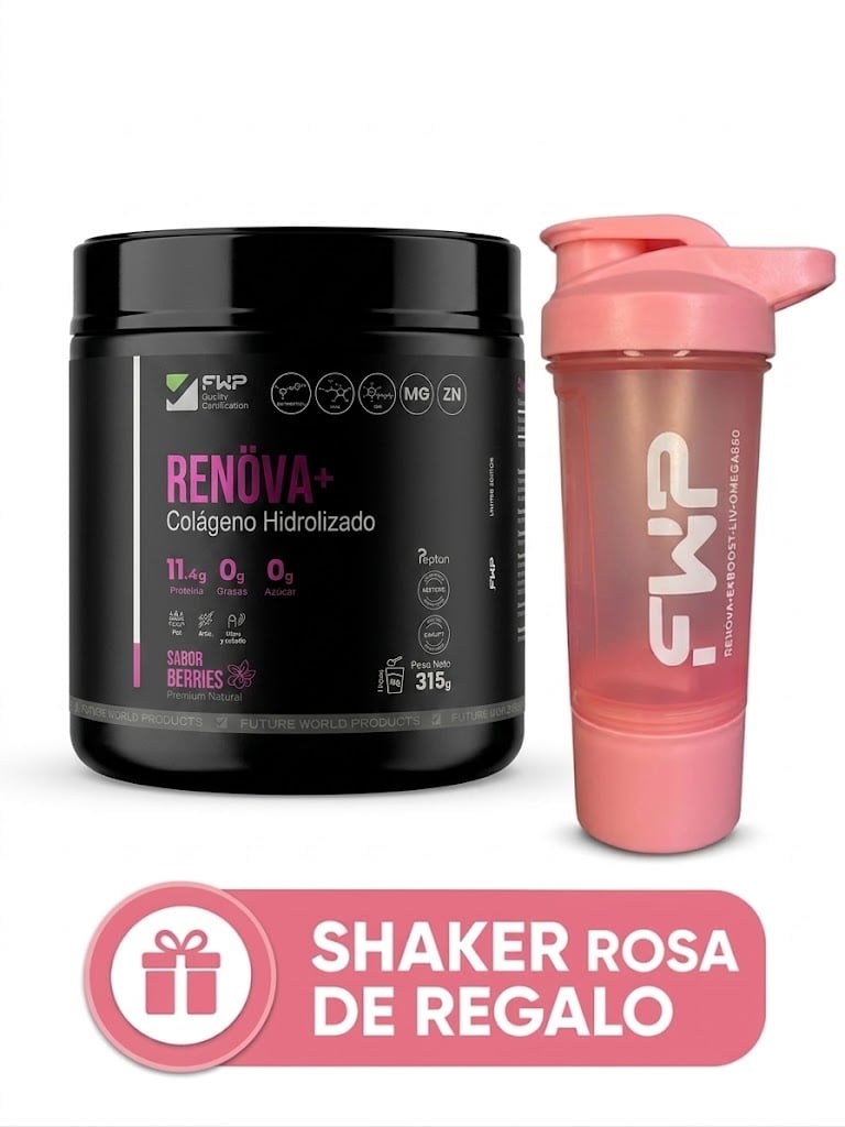 RENÖVA+ COLÁGENO HIDROLIZADO PREMIUM CON RESVERATROL Y COENZIMA Q10 - 1