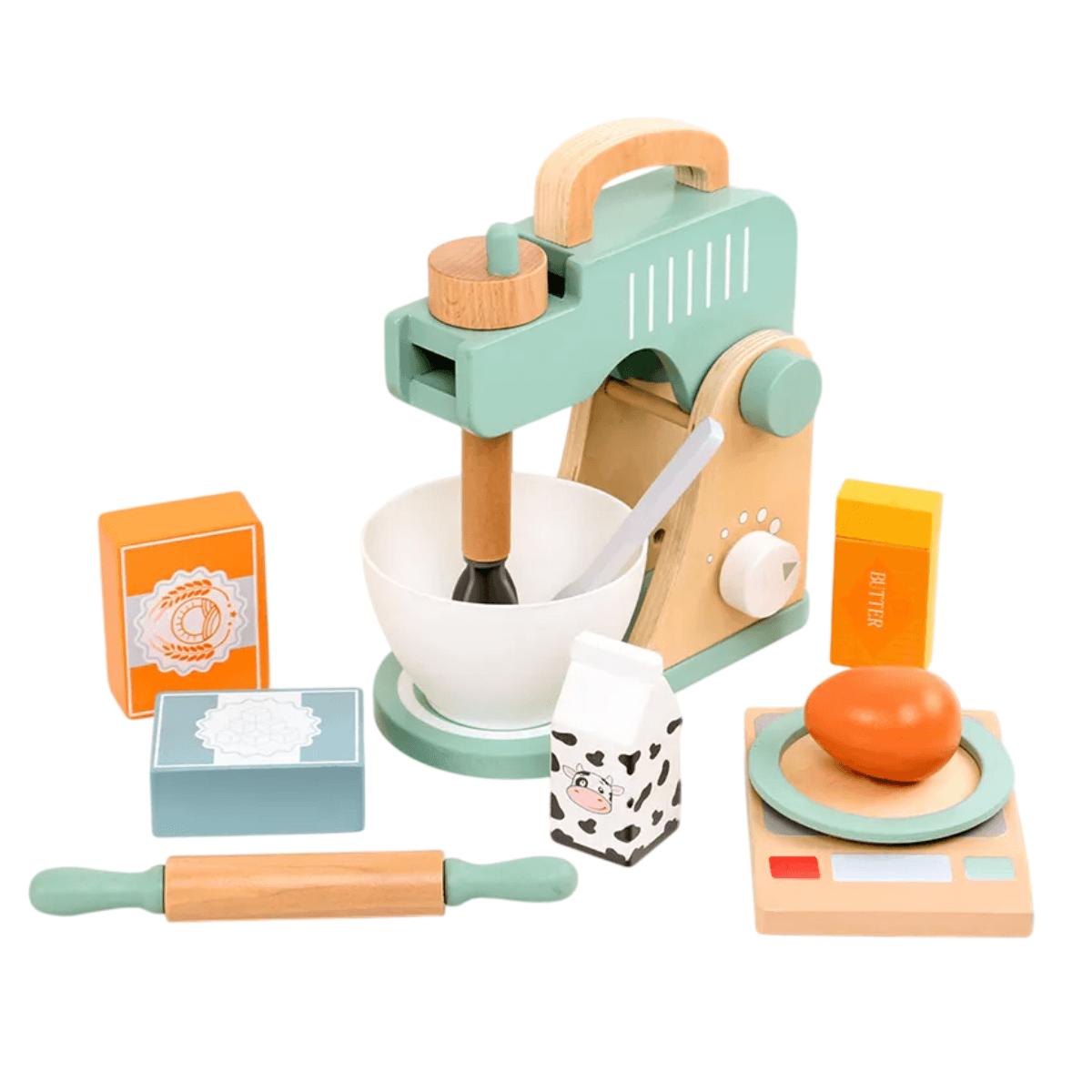 SET DE REPOSTERÍA Y BATIDORA DE MADERA INFANTIL – KABI - 1