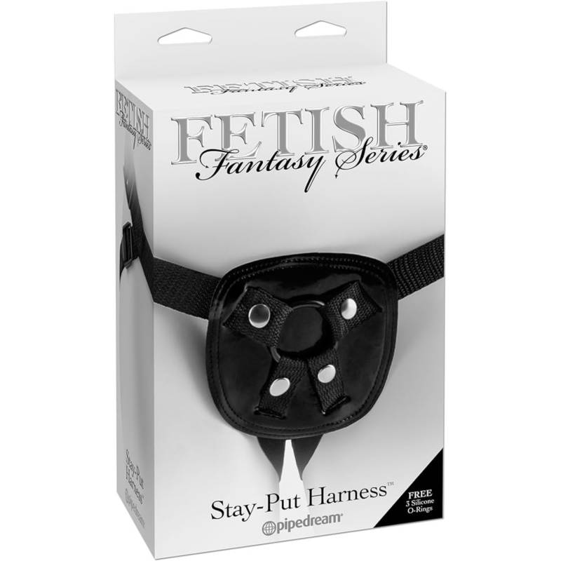 Fetish Fantasy Series Crotchless Harness - Black main image 0